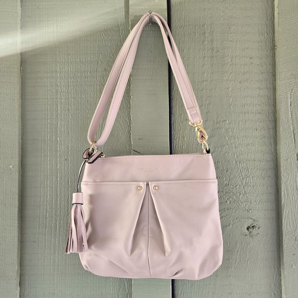 New TIGNANELLO Beige Leather Convertibla Shoulder/Crossbody Bag